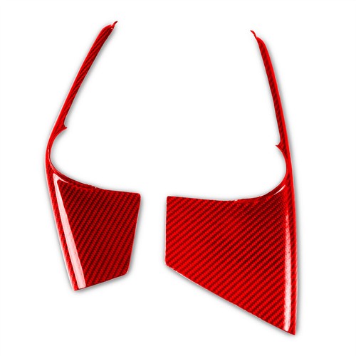 Panel lateral de consola central de fibra de carbono rojo apto para Nissan GTR R35 2008-2016 - Imagen 11 de 13