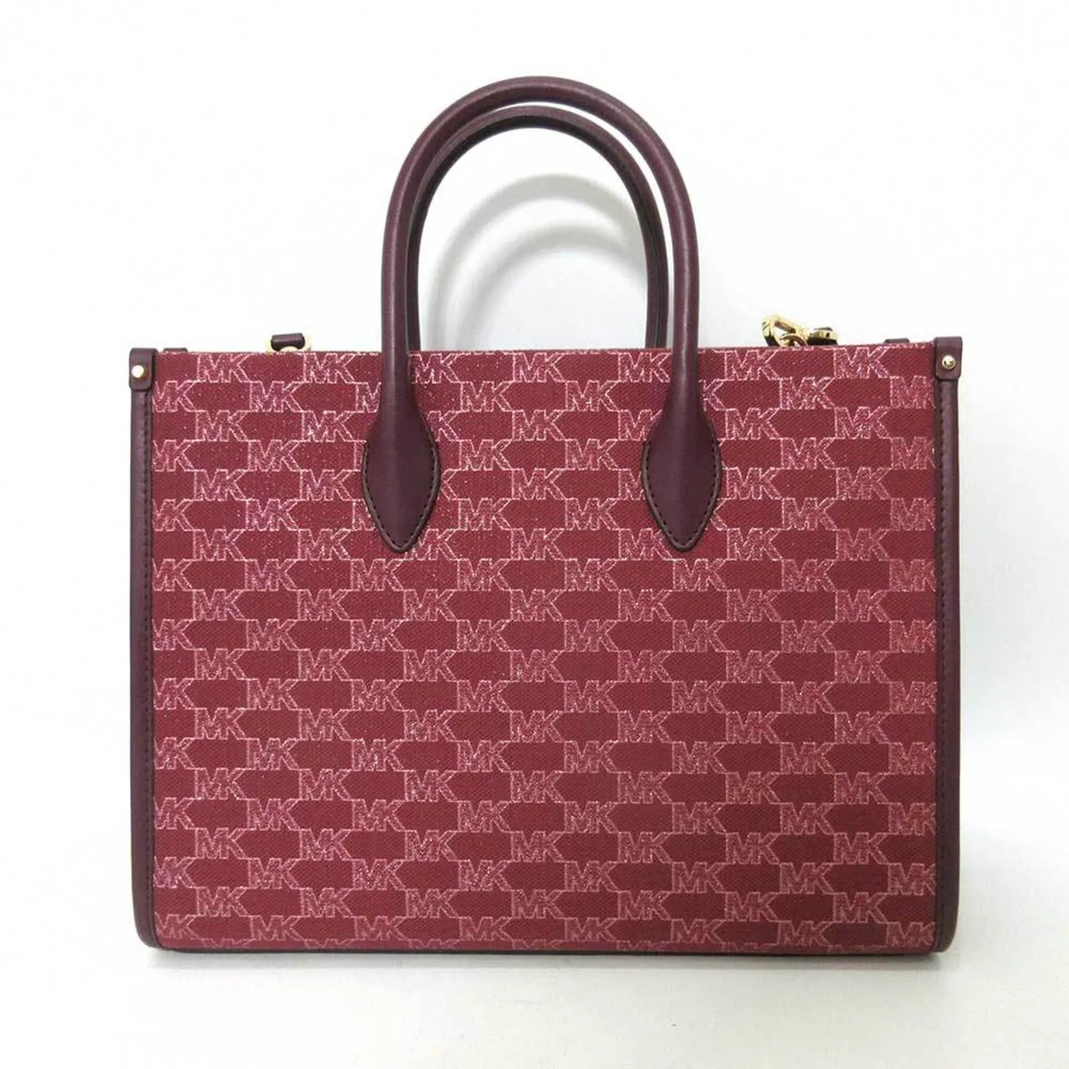 Purple michael kors tote sale