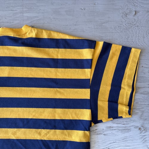 Vintage 90s NCAA Nutmeg Notre Dame Fighnting Irish Striped Shirt Sz XL - Picture 16 of 20