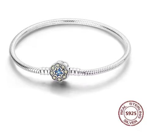 Armband Silber 925 passend für Pandora Charms Anhänger 17 20cm Herz Love Schmuck - Bild 34 von 44