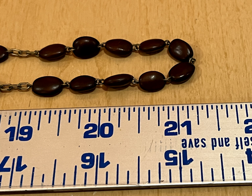 Antique Seed Bead Rosary Reliquary Opening Crucifix Terra Catacumba Italy READ - Bild 10 von 11