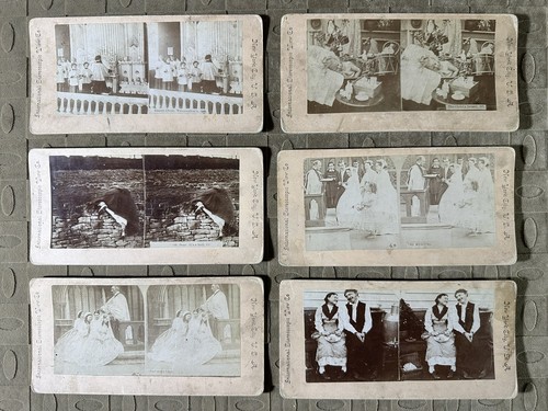 Rare Antique International Stereoscopic View Co. New York USA cards Lot. - Picture 5 of 9