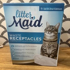 LitterMaid 1st and 2nd Edition Waste Receptacles Cat Litter Box 18 Count New
