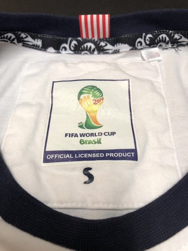 Team USA Soccer Fifa World Cup Brazil 2014 Shirt Futbol Men's S Embroidered A37 - Picture 4 of 6