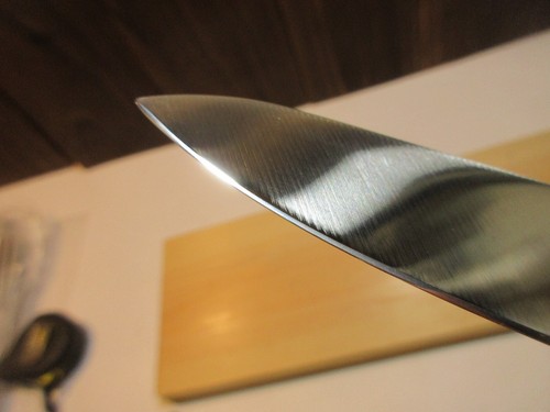 Old Stock: Japanese Kitchen Knife/Petty 110/230 mm Cobalt /From Tsubame Sanjo - Picture 14 of 16