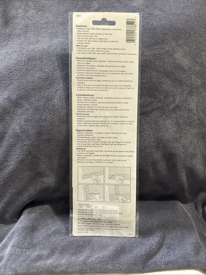 Hot Ruler Designed by Joan Hawley for Clover 10" X 2.5" 7811 Heat Resistant - Image 2 of 4