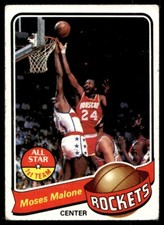 1979-80 Topps Moses Malone Houston Rockets #100
