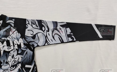 Bjj rash guard long sleeve for men and women high quality MMA rash guard mens - Picture 7 of 17