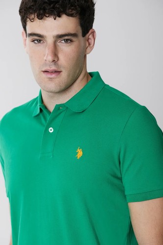 MAGLIA € 79 - 30% POLO U.S. POLO ASSN UOMO 41029 67355 VERDE P/E 2024 - Imagen 3 de 5