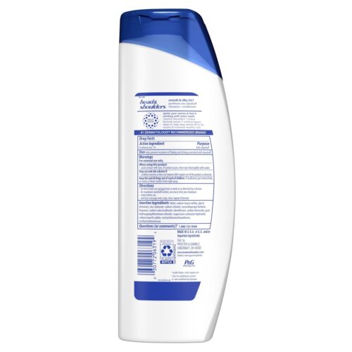 Head & Shoulders 2 in 1 Dandruff Shampoo and Conditioner, Green Apple, 12.5 oz - Picture 13 of 13