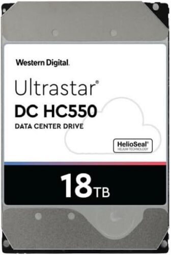 WD Ultrastar DC HC550 18 TB 0F38459 3,5" interno 512 MB SATA 720 - Foto 4 di 4