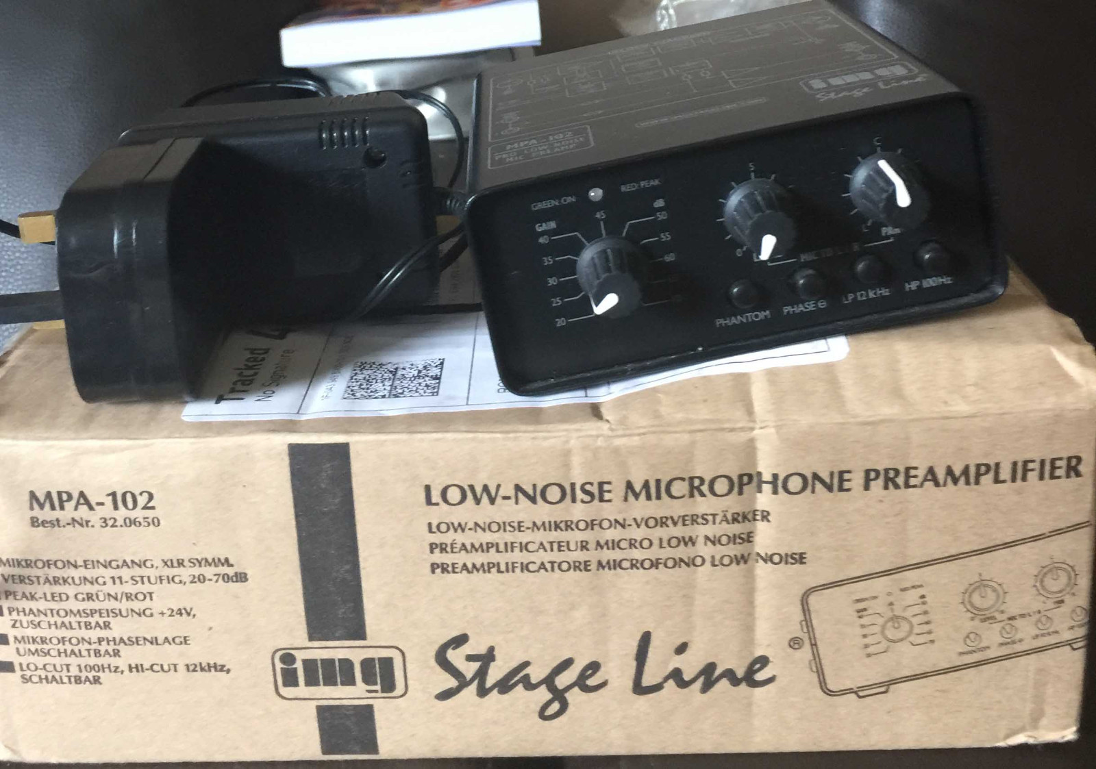 Stage Line MPA-102 preamplificador de micrófono Stage Stage Stage Line MPA-102 preamplificador de micrófono ordenar ahora