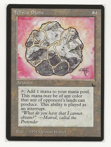 Fellwar Stone MTG The Dark | Magic The Gathering ≥ NM+ (Never played) - Picture 1 of 2
