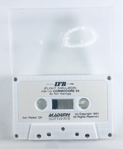 Vtg Commodore 64 IFR Flight Simulator Commodore 64 Computer Game Cassette Manual - Picture 4 of 8