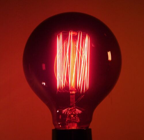 Light Bulbs - Antique Replica - G25 Globe Squirrel Cage - Color Variety - Picture 2 of 13