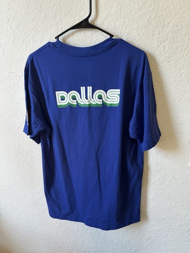 Men’s Small Dallas Mavericks NIKE City Edition Courtside Blue T-Shirt NWT - Picture 4 of 4