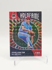 2022 Panini Mosaic Steve Carlton #HF-10 Holofame Green Mosaic Phillies Baseball 
