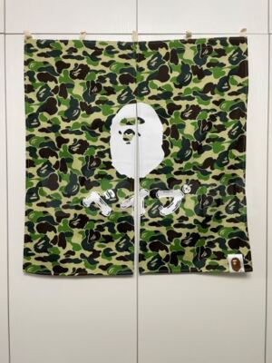 BAPE A BATHING APE ABC CAMO NOREN のれん ABC CAMO NOREN CURTAIN | bape.com