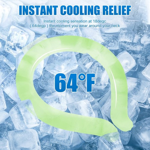 Maginno Neck Cooler Wearable Cooling Tube Cool Neck Wraps for Extremely Hot W... - Picture 3 of 7