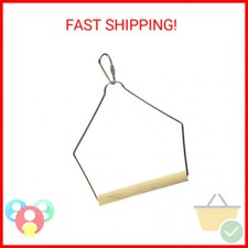 Prevue Pet Products BPV388 Natural Wood Birdie Basics Birch/Wire Swing, 4 by 5-I