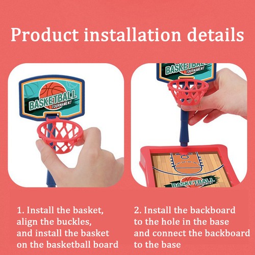 Basketball Finger Mini Shooting Machine Desktop Board Game Party Interactive Toy - Picture 6 of 14