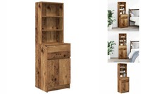 Nachttisch Altholz-Optik 39X35X125 Cm Spanplatte