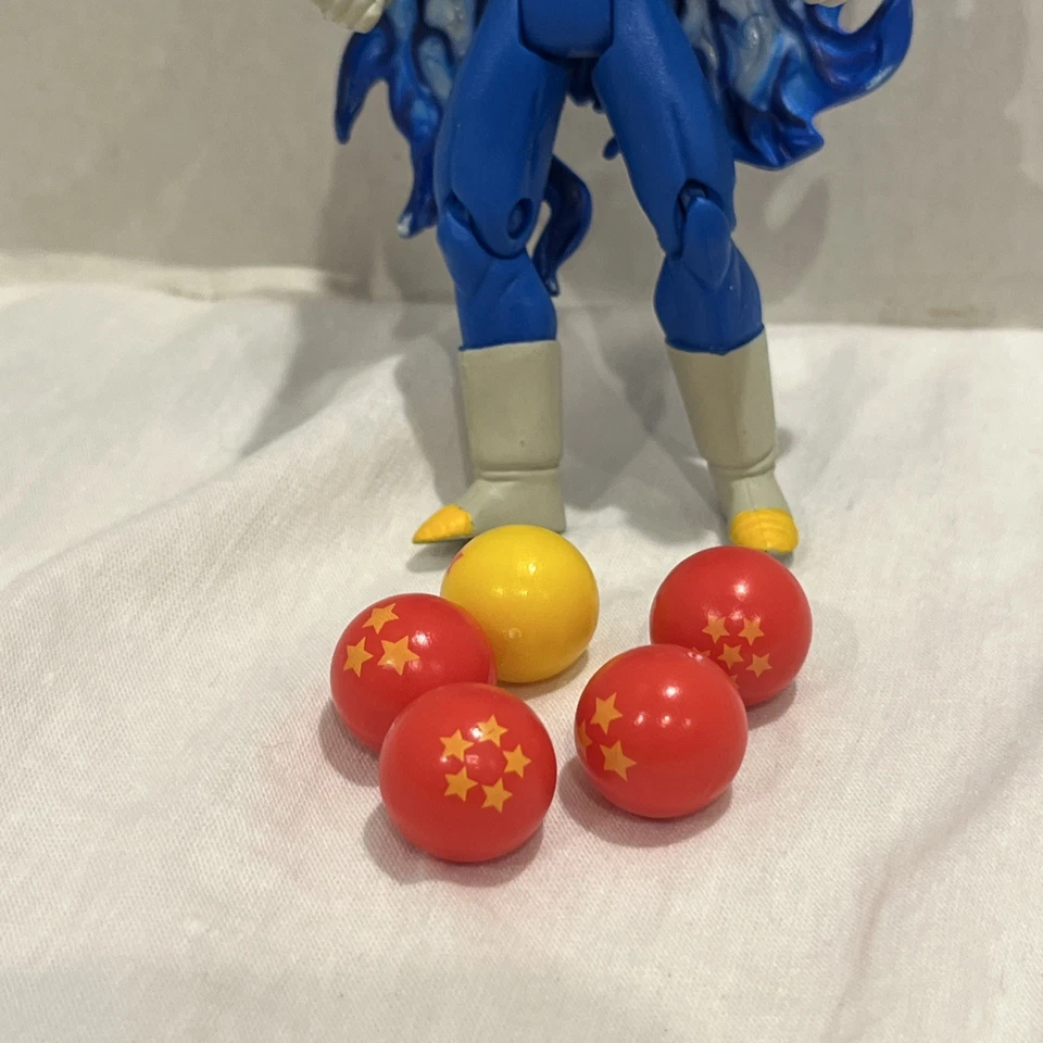 Dragon Ball Z SS Vegeta Super Saiyajin Dios Cabello EB Exclusivo Irwin DBZ Con Energía Foto 3 de 4