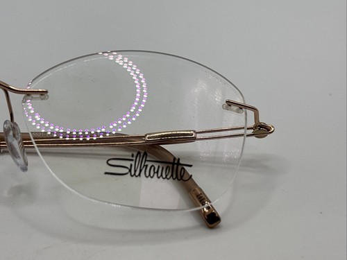 Montatura occhiali da vista donna Silhouette 5521 EU 3530 53/19 140 oro rosa senza montatura - Foto 19 di 24