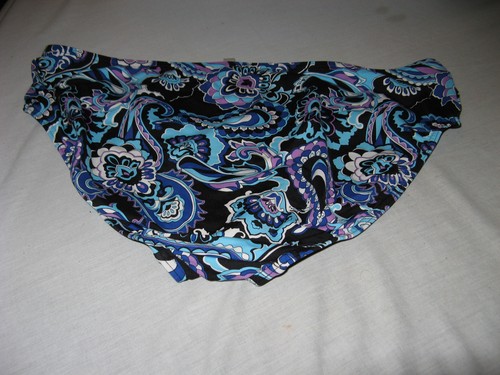 Lands End Paisley Damen-Bikiniunterteil mehrfarbig Schwimmen Größe 18 neu ohne Etikett - Bild 2 von 3