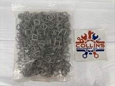  4 lb 4 oz 1/2" Metal Wire Buckles, Heavy Duty for use w/ Woven Cord Strapping