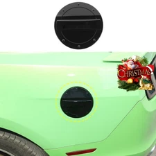 Black Filler Fuel Door Gas Tank Cap Decor Cover Trim For Ford Mustang 2010-2014