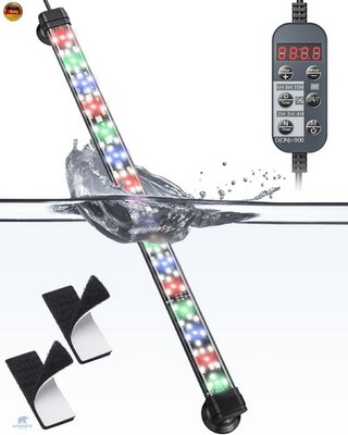 Pawfly 40 cm Aquarium Beleuchtung LED Beleuchtung mit vollem Spektrum Brillant