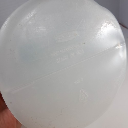 RUBBERMAID MixerMate 1-GALLON 4 QT 3.8L Flip Top Clear PITCHER green Lid ID00 - Picture 5 of 13