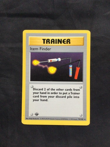 Pokemon Karten: Base Set 1. Edition Rare: Item Finder 74/102 - Bild 1 von 10