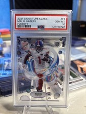 2024 Topps Signature Class Rookies Malik Nabers PSA 10 GEM MT Rookie