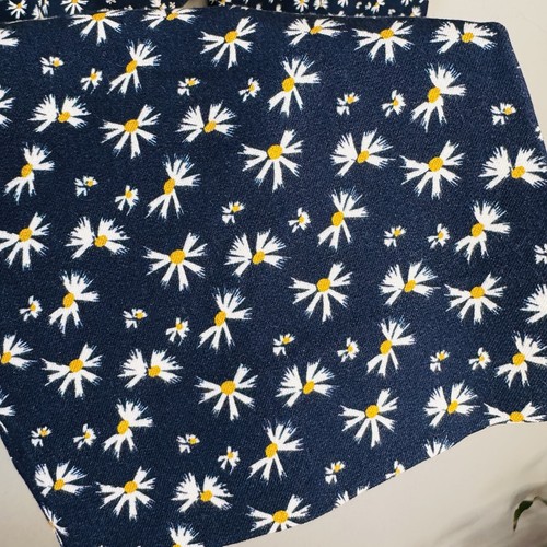 Banana Republic Hose Gr. 12 gerades Bein schwarz Gänseblümchen Blumendruck Sloan dehnbar - Bild 5 von 5