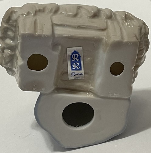 Nativity Boy Angel Holding A Lamb With Baby Jesus By Roman Japan VTG Porcelain - Picture 7 of 9