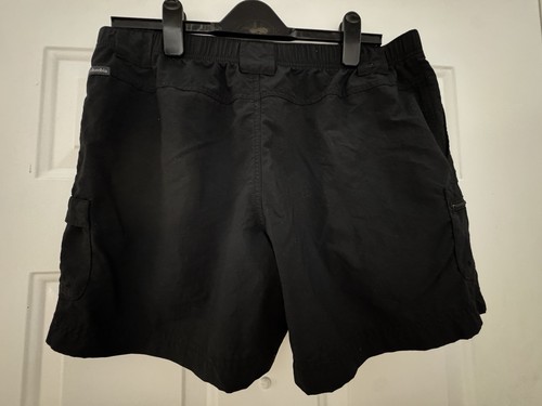 Pantalones cortos cargo Columbia para mujer negros cintura elástica Sandy River - talla L - Imagen 2 de 2