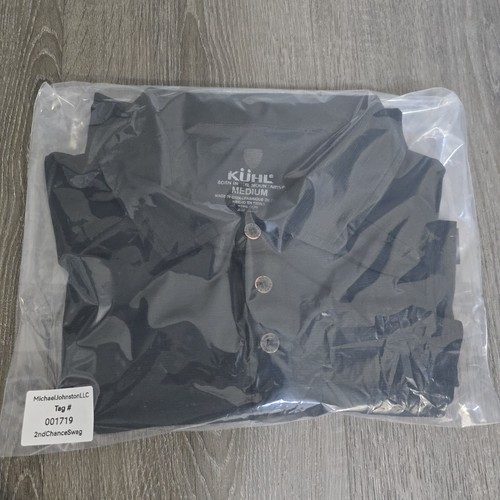 Kuhl Virtuoso Polo Schwarz Wollmischung Performance Hemd Stretch Slim Fit Herren Gr. M - Bild 16 von 16