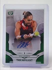 2025 Topps Triumphant Tennis Grass Court Green Foil Erika Andreeva #59-A