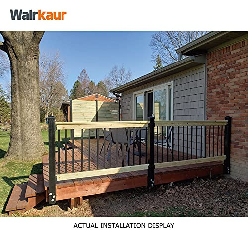 Aluminum Deck Balusters,Flat Metal Deck Spindles, for Deck Railing Porch - Picture 6 of 7