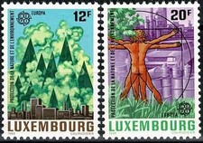 LUXEMBOURG 1986 CEPT EUROPA  YT n° 1101 et 1102 Neufs ★★ luxe / MNH
