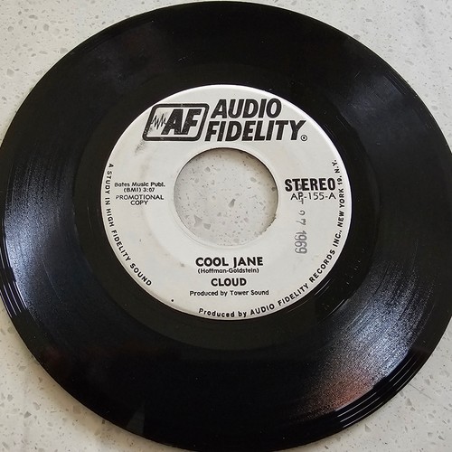 Cloud - Cool Jane - 1969 Psychedelic Rock - Ex Con Original US Promo 7" - Bild 4 von 4