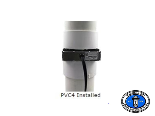 PVC4 Radon Mitigation Fan Model - Exhaust Fan with 6-Ft. Power Cord, - Picture 3 of 6