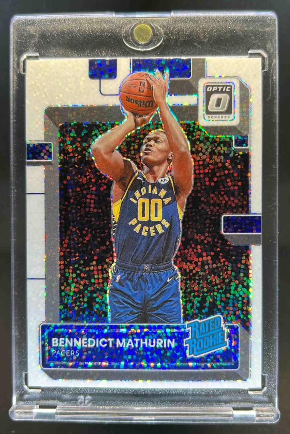 2022-23 Donruss Optic Bennedict Mathurin White Sparkle RC Rated Rookie #209