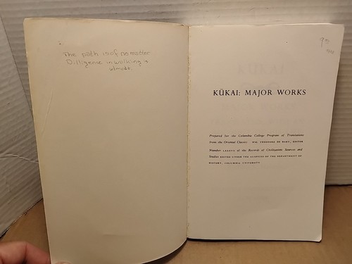 KUKAI : Major Works - Translated by Yoshito S. Hakeda - 1972 - Trade Paperback - Imagen 6 de 8