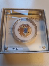 Peter Rabbit Beatrix Potter Fifty Pence 50p Silver Proof Coin 2017 | Royal Mint