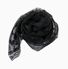 New lace hollow rose veil