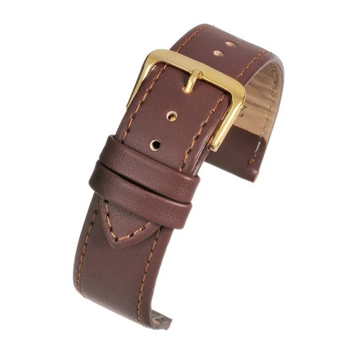 Uhrenarmband 24 mm braun Leder Budget - Bild 1 von 1
