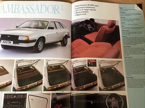 Austin Rover range brochure Apr-May 1983 Ref 3535/G - Picture 5 of 5